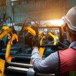 Smart industry robot arms for digital factory production technol Laudo Técnico Máquinas NR12